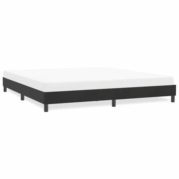 vidaXL Bedframe zonder matras 180x210 cm fluweel zwart