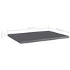 vidaXL Wandschappen 4 st 40x30x1,5 cm spaanplaat hoogglans grijs