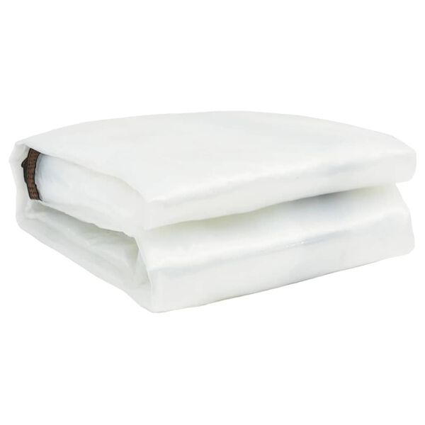 vidaXL Doorzichtig zeildoek met zeilringen 1x4 m polyethyleen