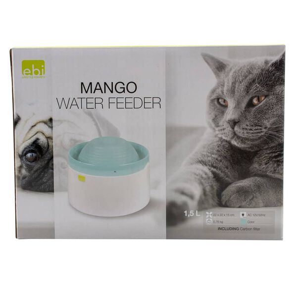 Ebi Waterbak voor huisdieren Mango 1,5 L blauw