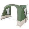 vidaXL Caravan Tent met dak met opslag Groen 252 x 245 x 245 cm