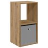 vidaXL Nachtkastje Artisan Eiken 35 x 32 x 68,5 cm Bewerkt hout