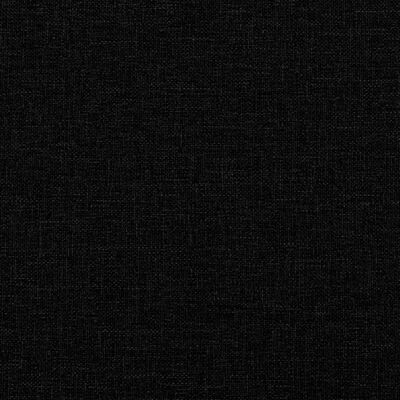 vidaXL Slaapbank met matras 80x200 cm stof zwart