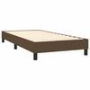 vidaXL Boxspring bed 90x200 cm stof donkerbruin