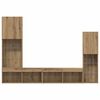 vidaXL TV-kast 4 pcs artisanaal eikenkleurig Bewerkt hout