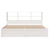 vidaXL Bedframe zonder matras massief grenenhout wit 180x200 cm