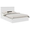 vidaXL Opslag bed met lade met opslag Wit 140 x 200 cm Bewerkt hout
