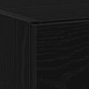 vidaXL Badkamer Kast met lade Zwart Eiken 59 x 37 x 59 cm Bewerkt hout
