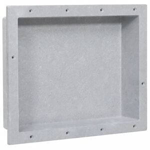 vidaXL Douchenis 41x51x10 cm matgrijs