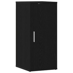 vidaXL Schoenenkast 32x35x70 cm spaanplaat zwart eikenkleurig