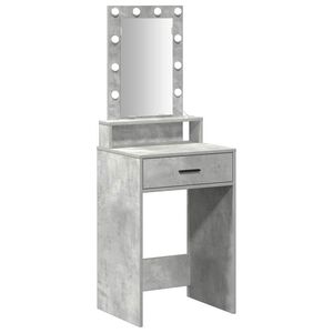 vidaXL Plafondtafel met lade Grijs 50 x 41 x 140 cm Bewerkt hout