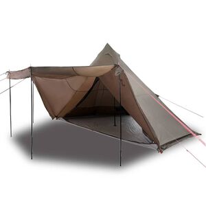 vidaXL Tipitent 8-persoons waterdicht bruin