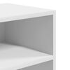 vidaXL Boekenkast 60x30x71,5 cm bewerkt hout wit