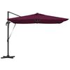 vidaXL Parasol Bordeaux Rood 286 x 284 x 270 cm Aluminium en Polyester