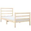 vidaXL Bedframe massief grenenhout 90x190 cm