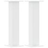 vidaXL Speakerstandaards 2 st 30x30x95 cm bewerkt hout wit