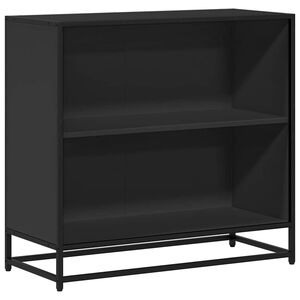 vidaXL Boekenkast 80,5x35x76 cm bewerkt hout zwart