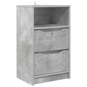 vidaXL Nachtkastje Beton Grijs 40 x 30 x 467 cm Bewerkt hout