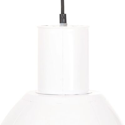 vidaXL Hanglamp rond 25 W E27 28,5 cm wit