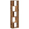 vidaXL Boekenkast 5-laags 45x23,5x162,5 cm bewerkt hout oud hout