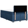 vidaXL Boxspring met matras stof blauw 120x200 cm