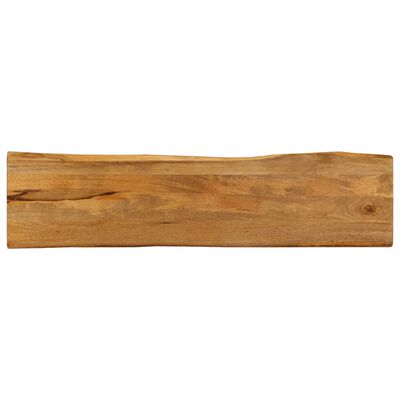 vidaXL Tafelblad met natuurlijke rand 180x40x3,8 cm massief mangohout