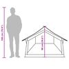 vidaXL Tent 2-persoons waterdicht olijfgroen