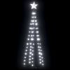 vidaXL Kegelkerstboom 70 koudwitte LED's 50x120 cm