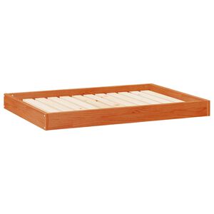 vidaXL Hondenbed 101,5 x 74 x 9 cm Massief Vurenhout