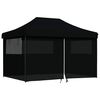 vidaXL Partytent Zwart 279 x 410 x 315 cm Oxford Stof