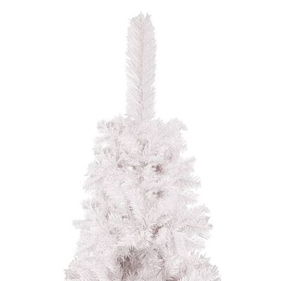 vidaXL Kerstboom met LED smal 180 cm wit
