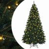 vidaXL Kunstmatige Inklapbare Kerstboom 270 cm 600 LED's Warmwit PVC