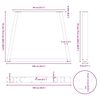 vidaXL Eettafelpoten 3 st V-vormig 100x(72-73,3) cm staal wit