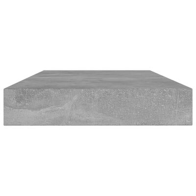 vidaXL Wandschappen 4 st 80x10x1,5 cm spaanplaat betongrijs