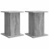 vidaXL Plantenstandaard 2 st Grijs sonoma 30,5 x 30 x 43 cm