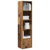 vidaXL Boekenkast 31x24x127 cm bewerkt hout oud houtkleurig