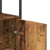vidaXL Dressoir 70x30x80 cm bewerkt hout oud houtkleurig