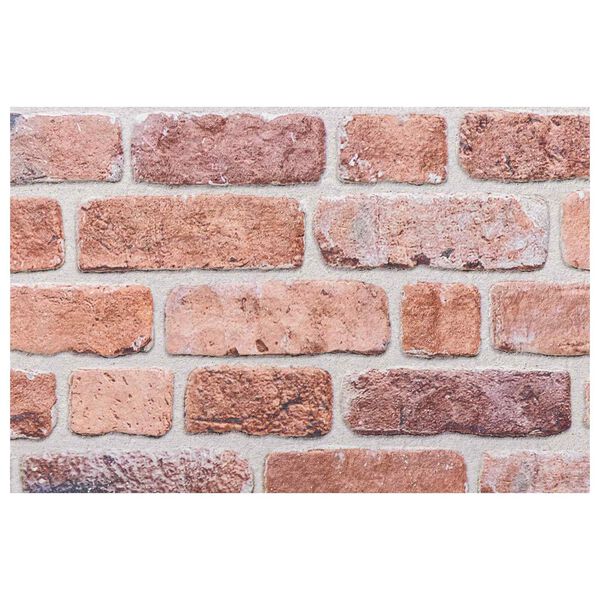 vidaXL Wandpanelen 10 pcs Rood 100 x 50 cm EPS-schuim