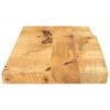 vidaXL Tafelblad met natuurlijke rand 90x20x3,8 cm massief mangohout