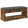 vidaXL Halbank Gerookte Eik 103 x 38 x 45 cm