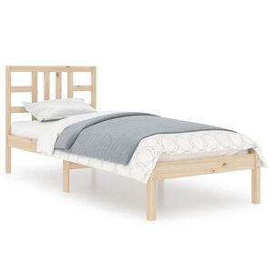 vidaXL Bedframe massief hout 100x200 cm
