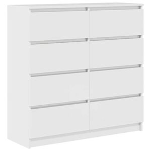 vidaXL Dressoir 100x35x99 cm bewerkt hout wit