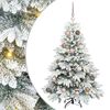 vidaXL Kunstkerstboom met 150 LED met standaard Wit 120 cm PE en PVC