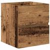 vidaXL Badkamerkast met lade Oud Hout 41 x 38,5 x 45 cm Bewerkt hout