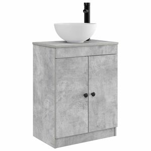 vidaXL Badkamermeubel met Wasbak Betongrijs 54 x 35 x 83 cm