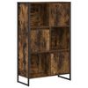 vidaXL Boekenkast Rook Eik 68 x 30 x 108.5 cm Bewerkt hout
