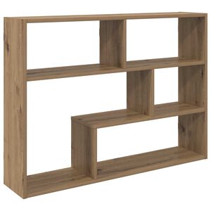 vidaXL Wandplank Muurmontage Artisanaal eiken 95 x 20 x 69,5 cm