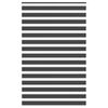vidaXL Zebra rolgordijn 145x230 cm stofbreedte 140,9 cm zwart