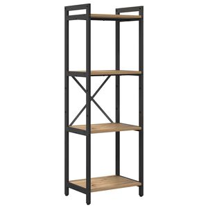 vidaXL Boekenkast 40 x 30 x 119 cm Bewerkt hout Artisan Eiken