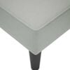vidaXL Chaise longue met rechterarmleuning fluweel lichtgrijs